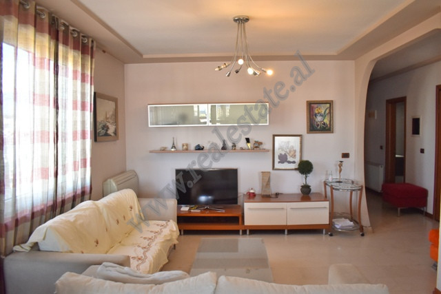 
Two bedroom apartment for rent in Mustafa Matohiti street near the Pyramid of Tirana.
Located on 